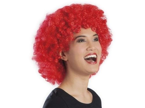Peruka afro czerwona na Arena.pl
