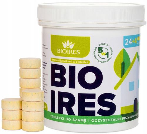 Tabletki do szamba Bioires na Rok 5w1 + AKTYWATOR na Arena.pl
