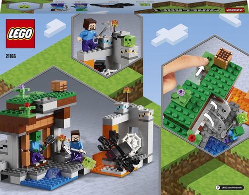 LEGO MINECRAFT Opuszczona kopalnia 21166 na Arena.pl