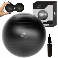 PIŁKA DUŻA REHABILITACYJNA GIMNASTYCZNA FITNESS DO ĆWICZEŃ ELASTYCZNA 55 CM