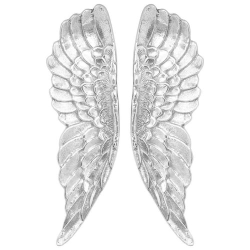 Rzeźba skrzydeł Srebrny 31 x 5 x 91 cm Aluminium na Arena.pl