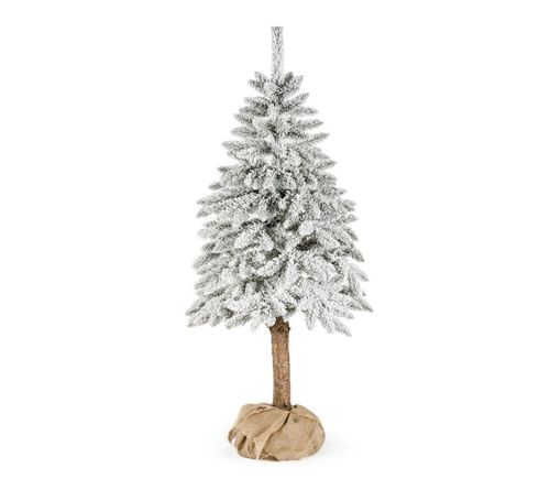Choinka na pniu ze śniegiem - świerk górski ośnieżony Premium 156 cm na Arena.pl