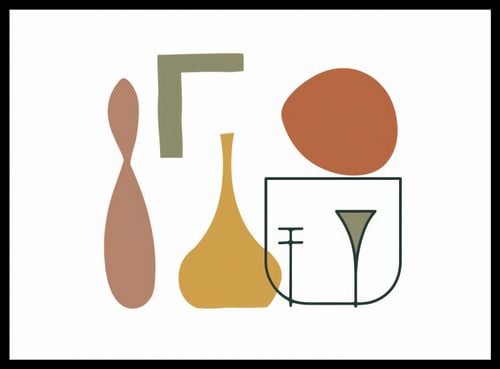 Plakat 55x40cm Naczynia na Arena.pl