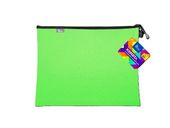 KOPERTA Z SUWAKIEM METALOWYM B5 29,5 x 21,5 CMZIELONA TETIS