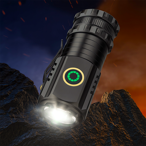 LATARKA TAKTYCZNA LED AKUMULATOROWA USB KLIPS MAGNES MOCNA DIODA 5 TRYBÓW na Arena.pl