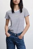 MANGO NIEBIESKIE DAMSKIE TSHIRT XXS