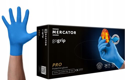 rękawice nitrylowe 50 szt. 10-xl gogrip blue na Arena.pl
