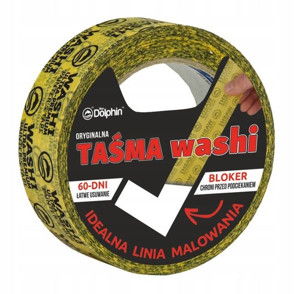 BLUE DOLPHIN TAŚMA WASHI PREMIUM 47mm x 50m zdjęcie 4
