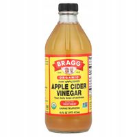 Bragg, Organiczny ocet jabłkowy z „matką”, nieprzetworzony, niefiltrowany,