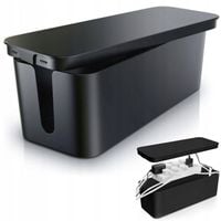 POJEMNIK ORGANIZER NA KABLE PUDEŁKO LISTWY KABLI S