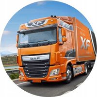 Opłatek na tort Urodziny Tir Scania Volvo Mercedes DAF Ciągnik Siodłowy