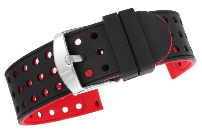 Pasek silikonowy CZERWONY U12-22-3 zdjęcie 1