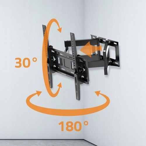 UCHWYT DO TELEWIZORA TV ŚCIENNY WIESZAK 26-75 CALI ŚRUBY POZIOMICA na Arena.pl