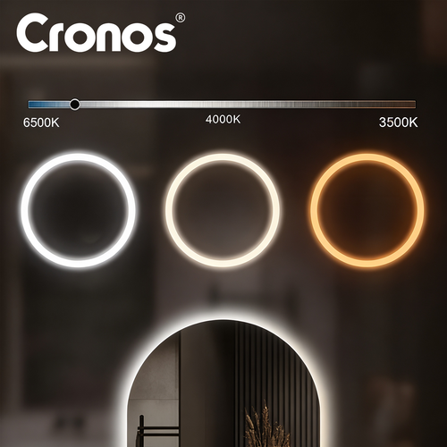 Lustro podgrzewane Cronos owalne 60x90cm na Arena.pl