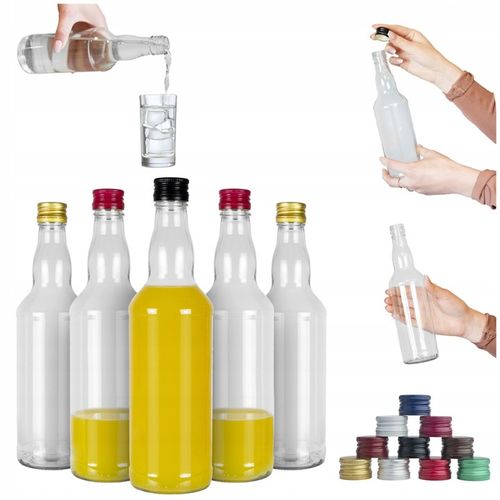 50x Butelki szklane MONOPOL 0.5l na wódkę butelka szklana monopolowa 500 ml na Arena.pl