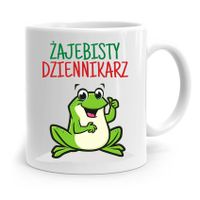 Kubek Dziennikarza Reportera Żajebisty Dziennikarz Z Nadrukiem Ze Zdjęciem