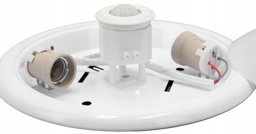 Plafon LED lampa Sufitowa Panel Czujnik Ruchu E27 na żarówkę natynkowy na Arena.pl