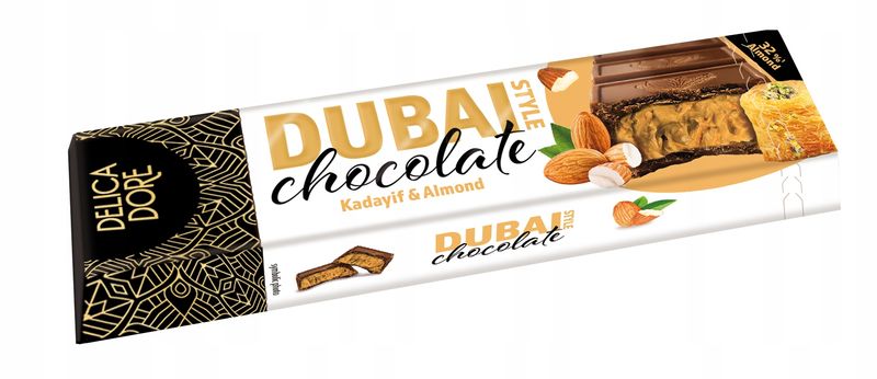 MILLANO DUBAJSKA CZEKOLADA MIGDAŁ 70G zdjęcie 1