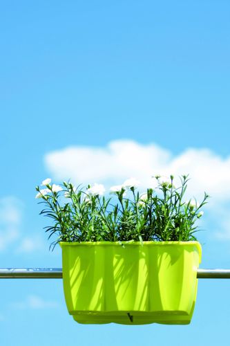Doniczka na balustradę CROWN DCRO400 | Biały na Arena.pl