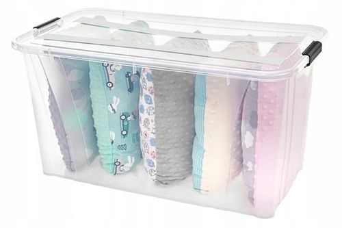 Pojemnik Pudełko Plastikowe 80L Master BOX Duże Przeźroczyste z na Arena.pl