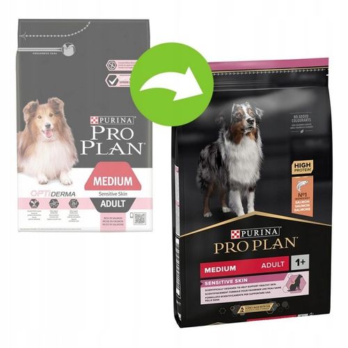 PRO PLAN ADULT MEDIUM SENSITIVE SKIN14 kg na Arena.pl