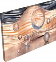 OBRAZ na płótnie do salonu kule tunel 3D 120x80