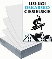 Ulotki A4 reklamowe firmowe 1000szt USŁUGI DEKARSKO CIESIELSKIE
