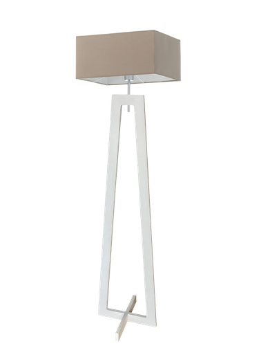 Drewniana lampa podłogowa JAWA E27 na Arena.pl