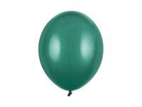 Balony pastelowe butelkowe zielone strong, 30 cm 100 szt.