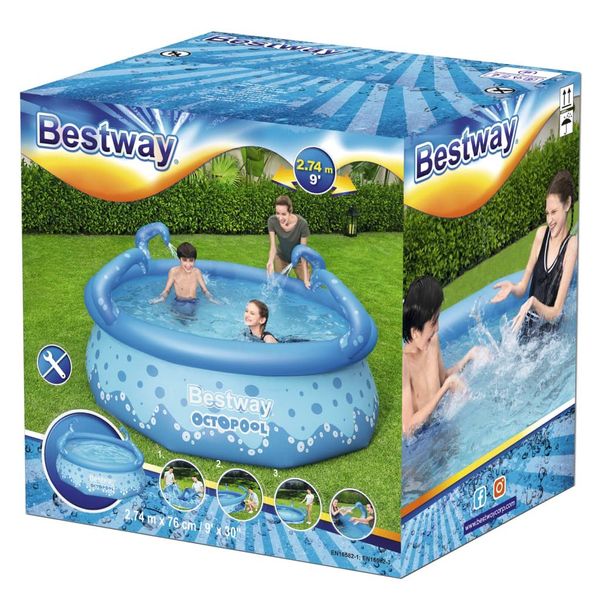 Emaga Bestway Basen Easy Set OctoPool, 274x76 cm zdjęcie 9