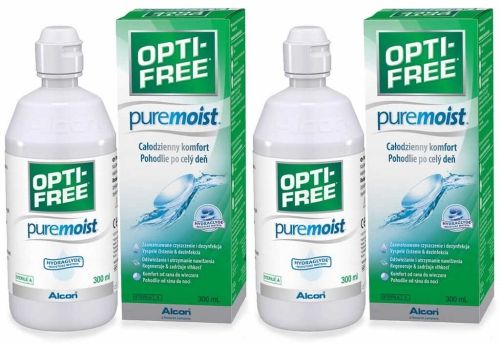 Zestaw płynów do soczewek Alcon Opti-Free PureMoist 2 x 300 ml. na Arena.pl