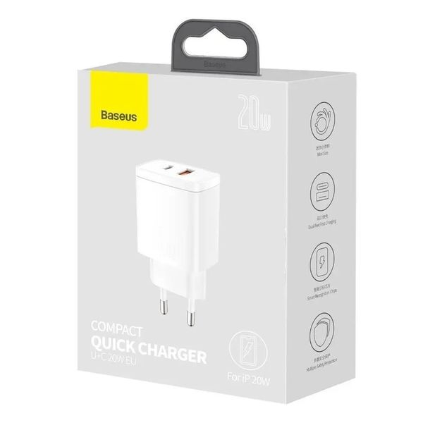 BASEUS ŁADOWARKA SIECIOWA ZASILACZ KOSTKA USB-A USB-C QC 3.0 PD 3.0 5V 3A zdjęcie 7