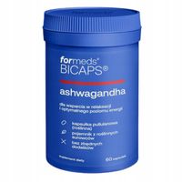 BICAPS ASHWAGANDHA 10% 60 KAPS ADAPTOGEN NA STRES MÓZG SAMOPOCZUCIE
