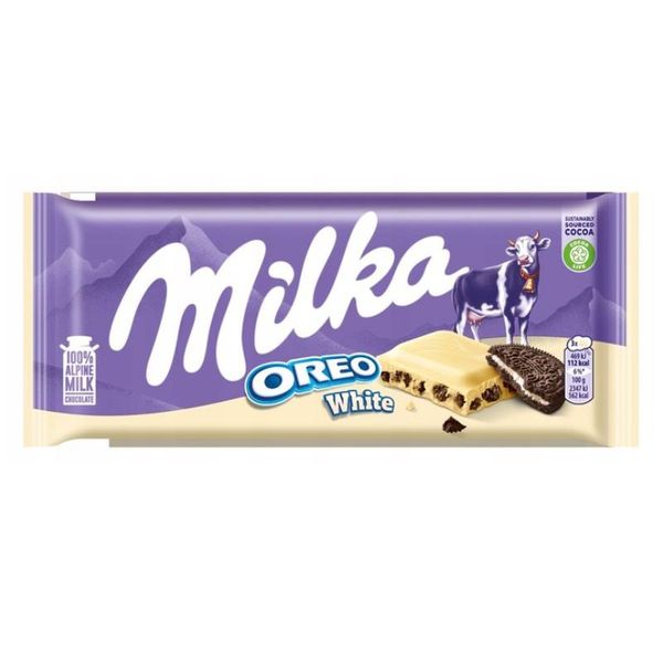 Milka Biała czekolada Oreo White 100 g zdjęcie 1