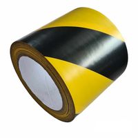 MOCNA TAŚMA BHP OZNACZENIOWA OSTRZEGAWCZA ŻÓŁTO-CZARNA 100mm x 33m