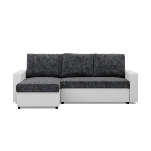 Narożnik uniwersalny, CAPERO, ekoskóra, plecionka, 231, biały| TYLETEGOTU na Arena.pl