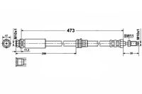 Ford Fiesta V - Zestaw Przewodów Hamulcowych Teflonowych W Oplocie Stalowym