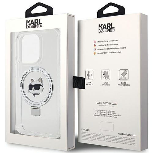 Etui Karl Lagerfeld do iPhone 15 Pro, Biały, MagSafe na Arena.pl