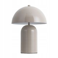 Lampa Stołowa Duża Bezowy z Metalu Nowoczesne Glamour Do sypialni 2*E14