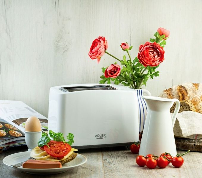 Toster Adler AD 3216 biały 1000 W lampka ruszt zdjęcie 10