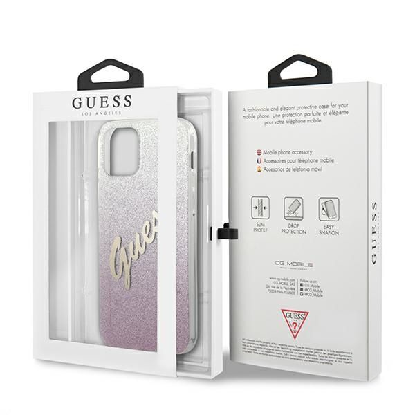 Etui Guess do iPhone 12 Pro Max, Różowy zdjęcie 8