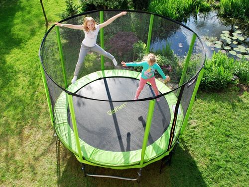 Trampolina ogrodowa SKYFLYER RING 2w1 304cm 10FT na Arena.pl