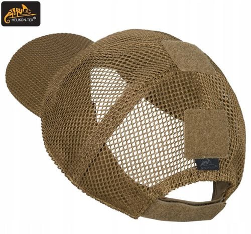 Czapka z Daszkiem Helikon Mesh Bejsbolówka Siatka Regulowana Brązowa Coyote na Arena.pl