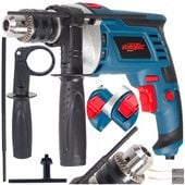 WIERTARKA UDAROWA ELEKTRYCZNA Ø13 1700W MOCNA UDAR + ZESTAW UCHWYT