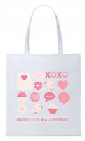 Walentynki Dla Dziewczyny Torba Eco Biała Shopper Z Nadrukiem Ze Zdjęciem
