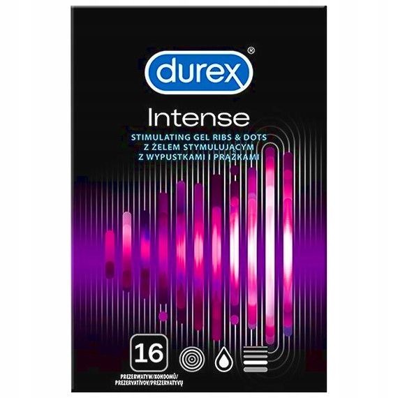 DUREX INTENSE prezerwatywy potęgujące orgazm z wypustkami i prążkami 16 szt zdjęcie 5