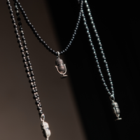 naszyjnik z onyksów, z mikrofonem z kolekcji colibra x pan lektor