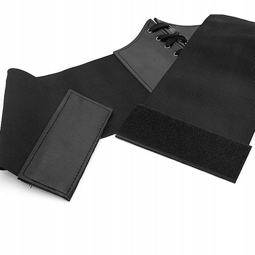 Szeroki pas pasek czarny gorset sznurowany czarny wyszczuplający na na Arena.pl