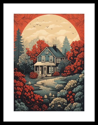 Plakat 20,5x28,4cm Idylla Rustykalna na Arena.pl