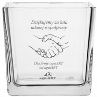 Wazon Grawer podziękowania dla firmy za współpracę